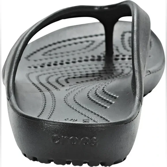 CROCS Kadee II Flip New w/ Tags - Black Size 8 - Picture 3 of 9